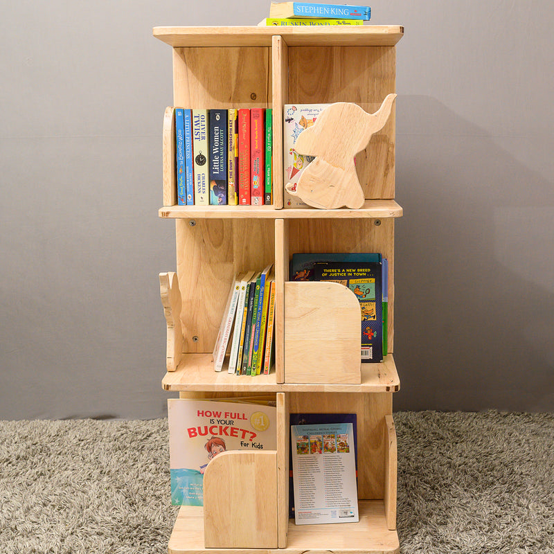 Awwlie's Rotating Book shelf