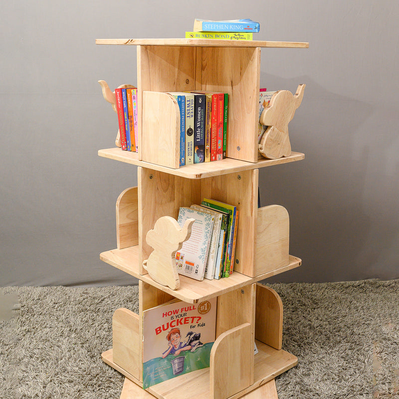 Awwlie's Rotating Book shelf