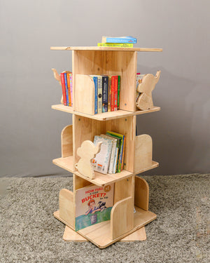 Awwlie's Rotating Book shelf